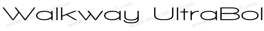 Walkway UltraBold字体转换
